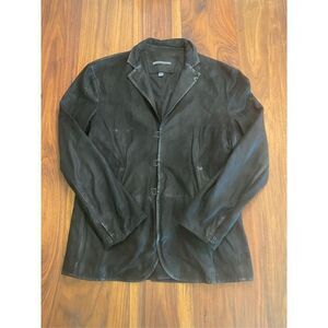 🎉 Host Pick! 🎉 John Varvatos Men's Black Goat Suede Blazer